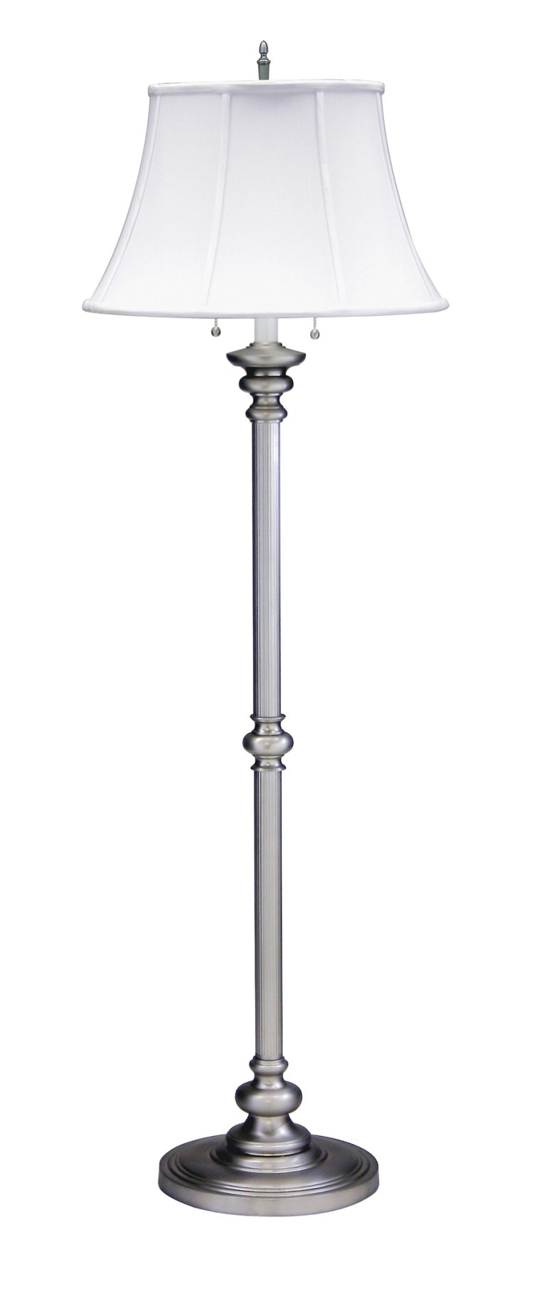57.5-inch Newport Pewter Floor Lamp