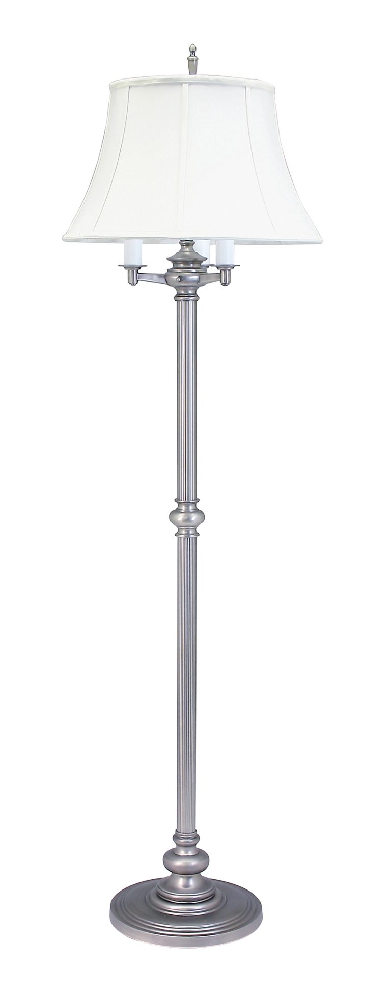 66.5-inch Newport Pewter Floor Lamp