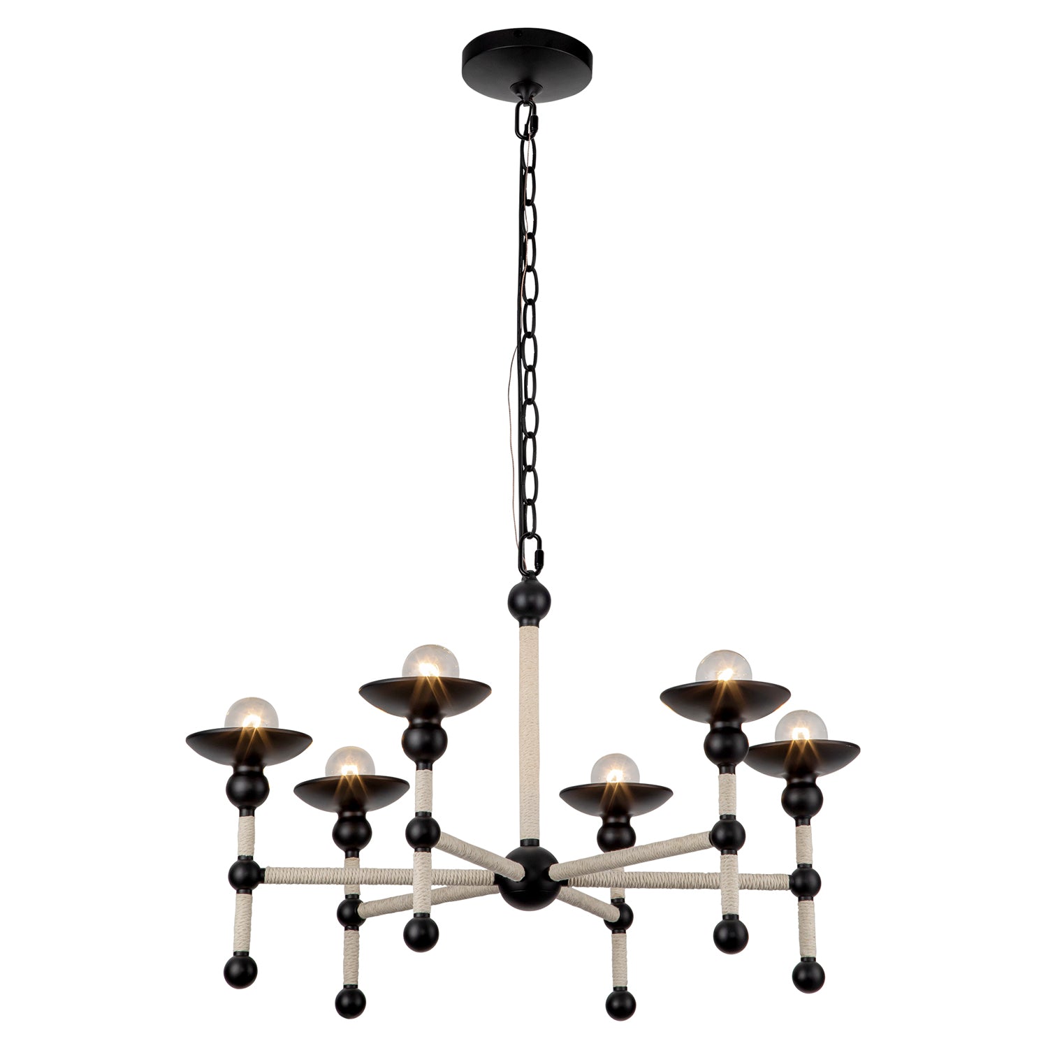 Nadine 25-in Steel Chandelier