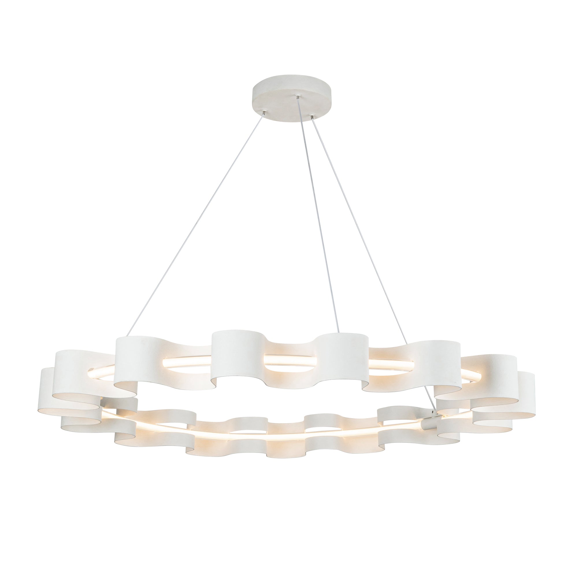 Nami 32-in Steel Chandelier