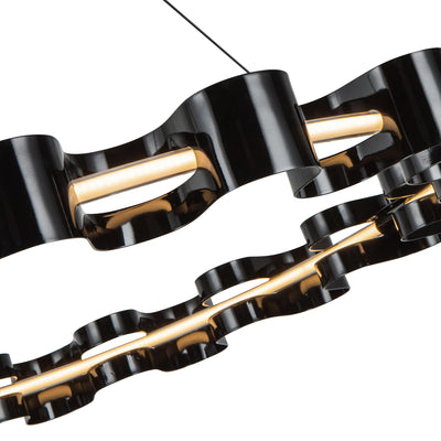 Nami 32-in Steel Chandelier