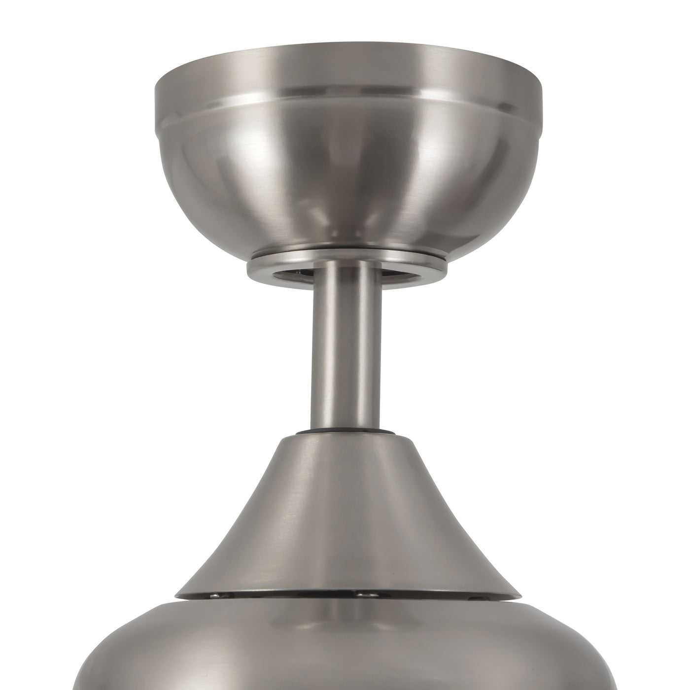 Nash 52-in Brushed Nickel Reversible DC LED Ceiling Fan
