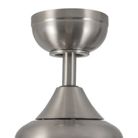 Nash 52-in Brushed Nickel Reversible DC LED Ceiling Fan