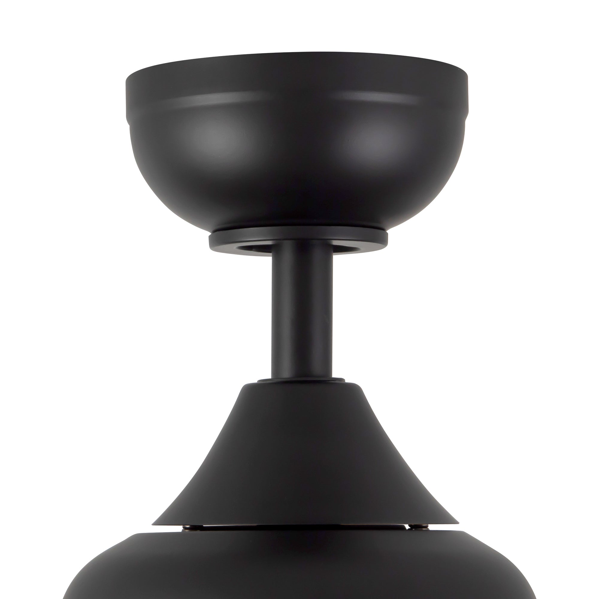 Nash 52-in Matte Black Reversible DC LED Ceiling Fan