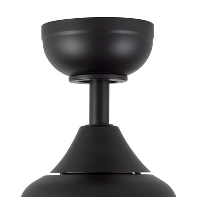 Nash 52-in Matte Black Reversible DC LED Ceiling Fan