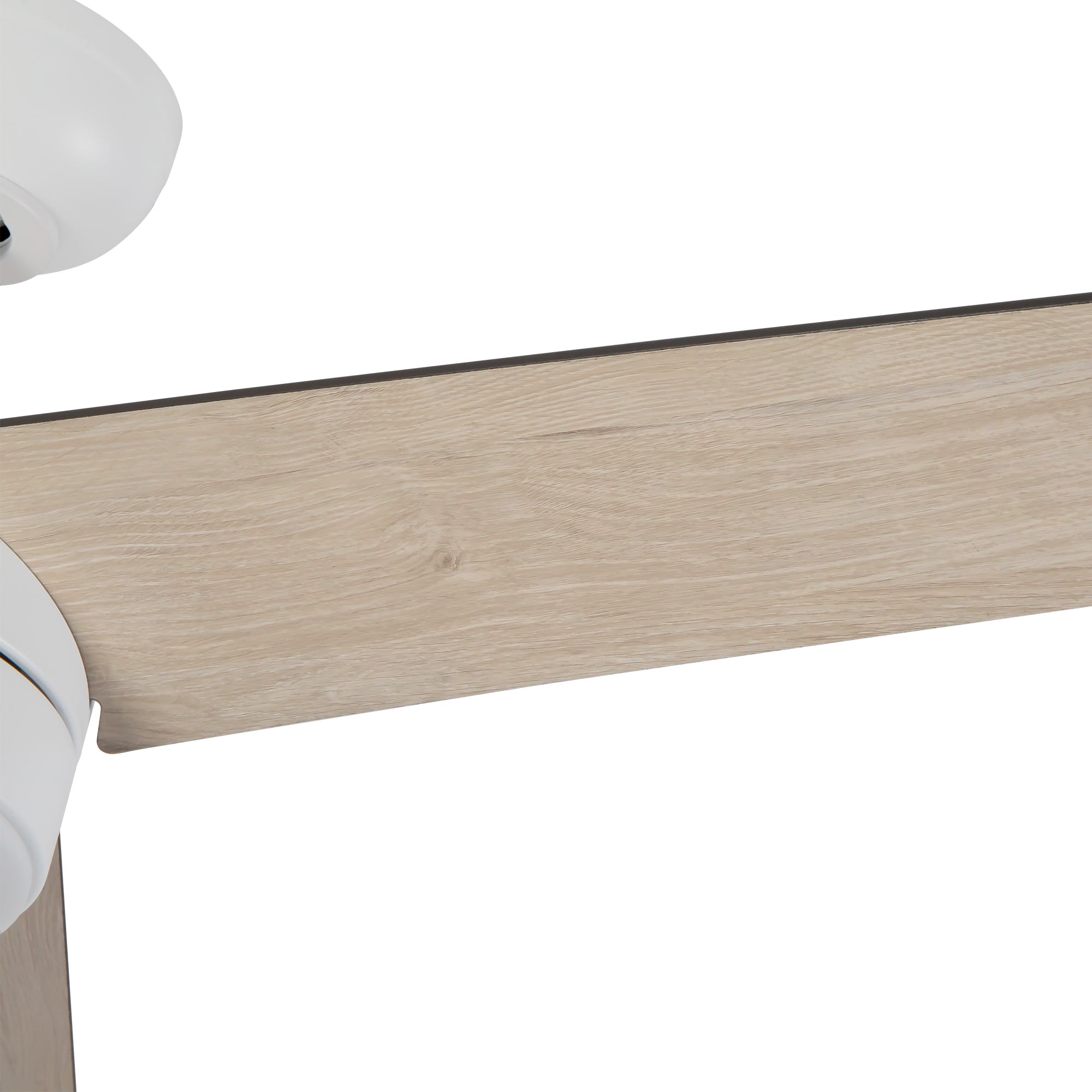 Nash 52-in White Reversible DC LED Ceiling Fan