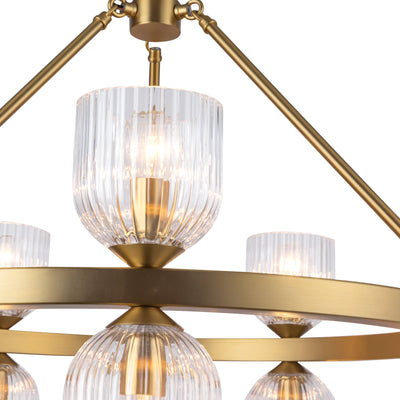 Nelly 26-in Steel Chandelier