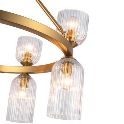 Nelly 26-in Steel Chandelier