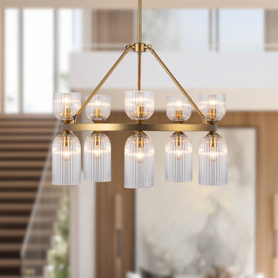 Nelly 26-in Steel Chandelier