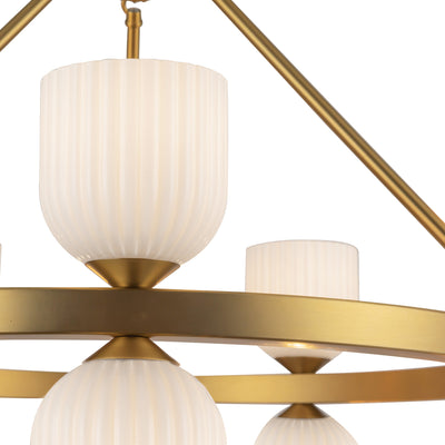 Nelly 26-in Steel Chandelier