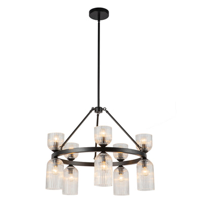 Nelly 26-in Steel Chandelier