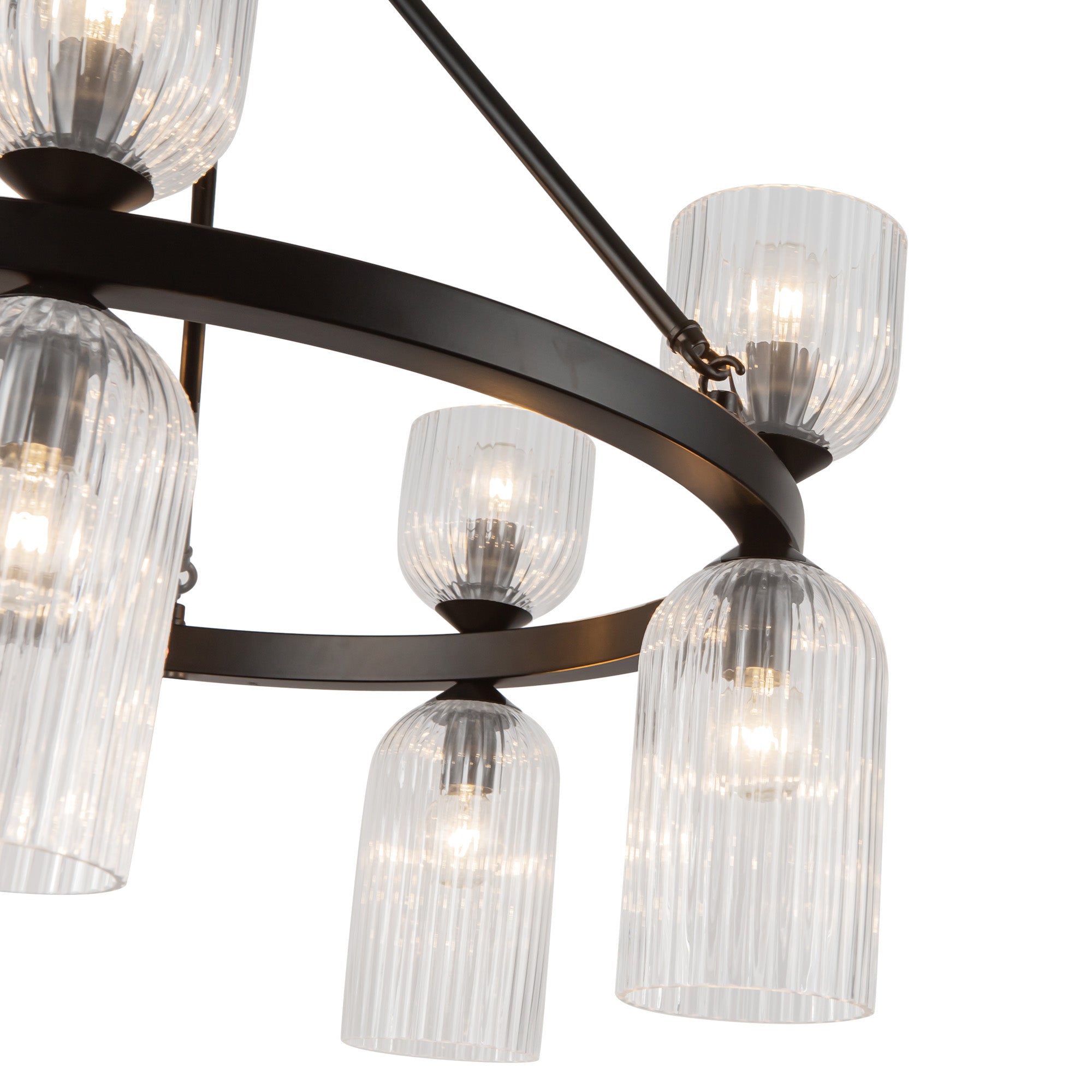 Nelly 26-in Steel Chandelier