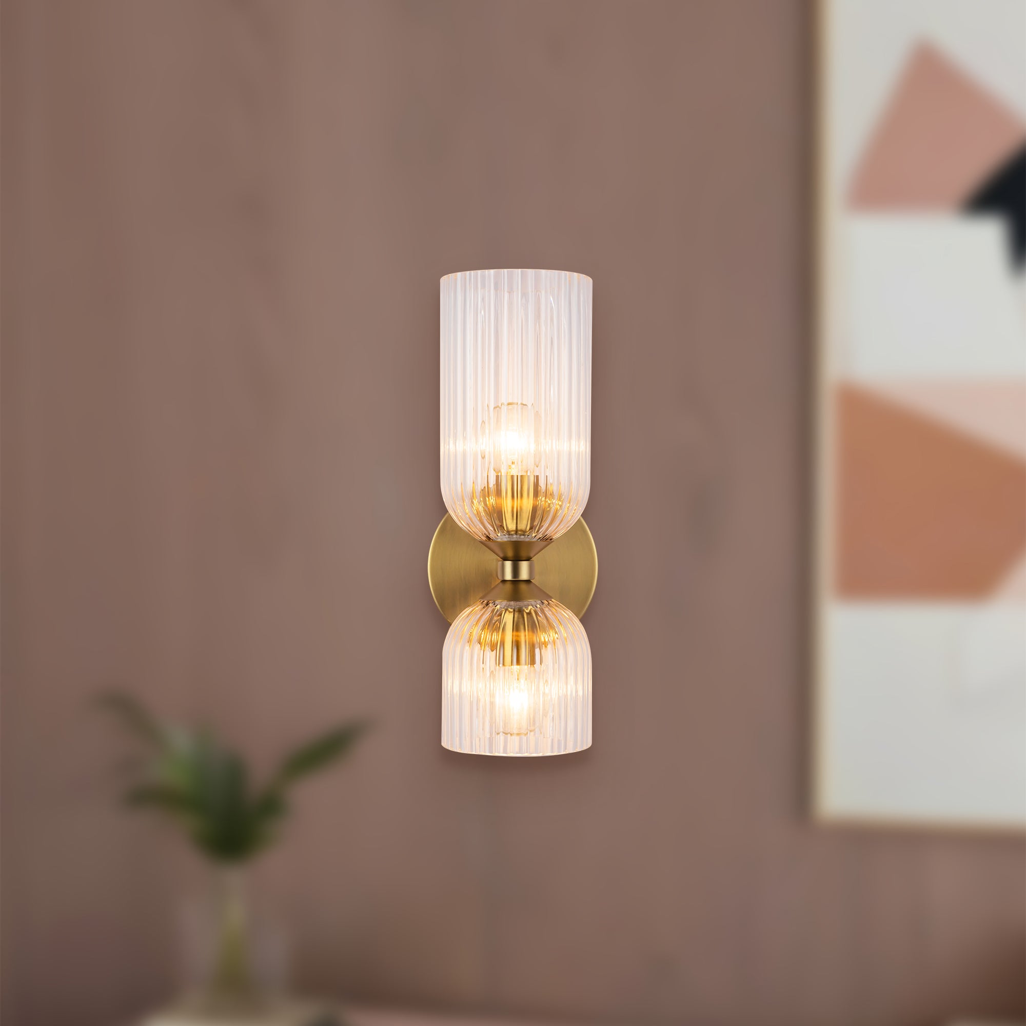 Nelly 12-in Steel Vanity Light