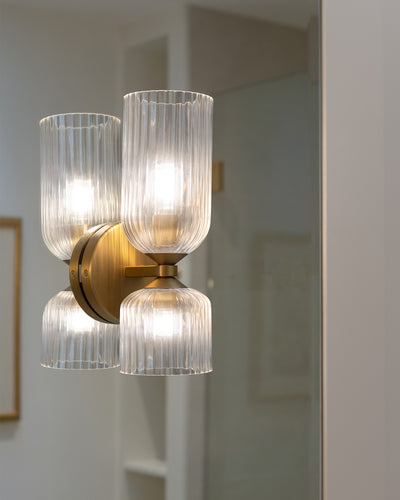 Nelly 12-in Steel Vanity Light