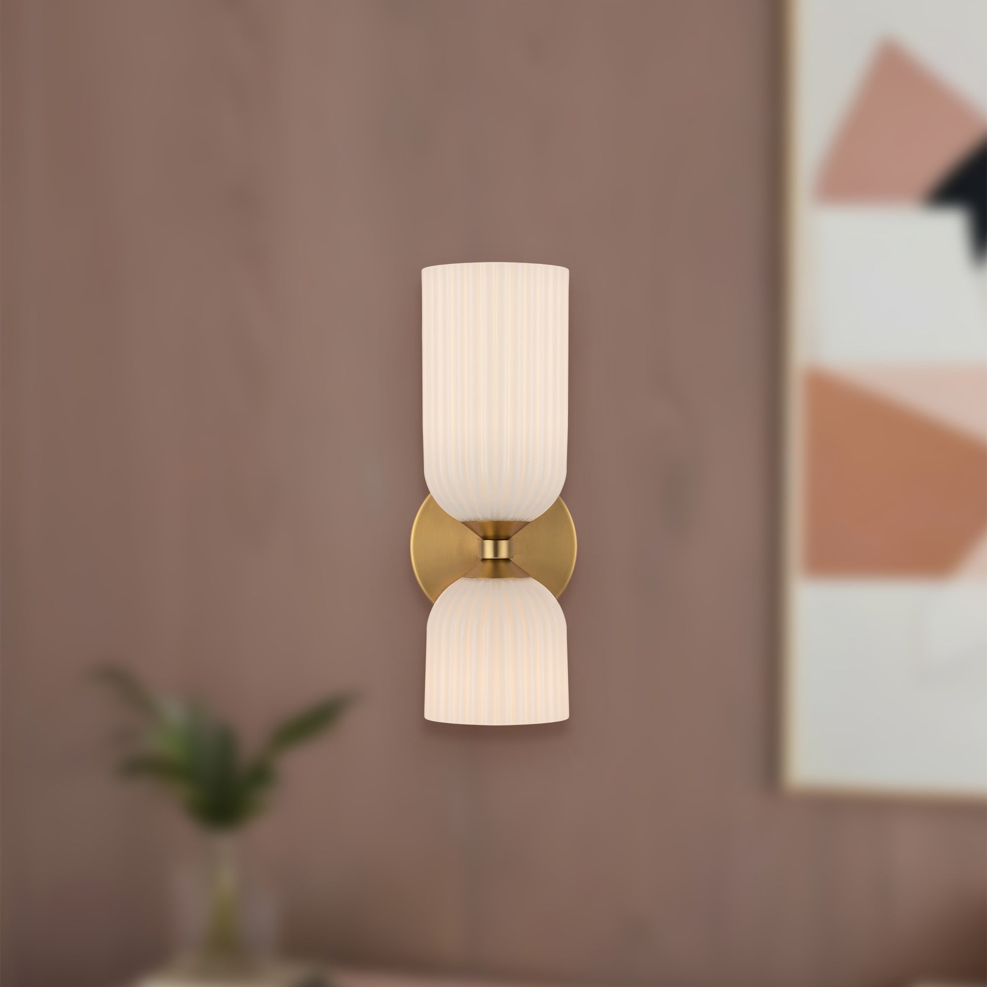 Nelly 12-in Steel Vanity Light
