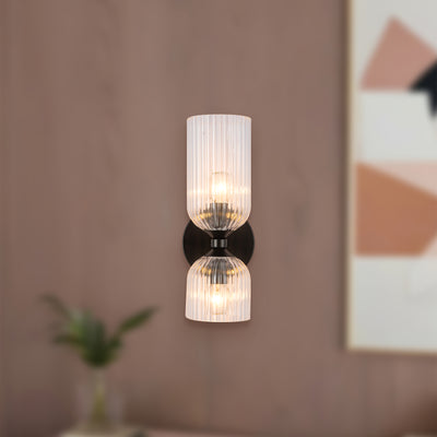 Nelly 12-in Steel Vanity Light