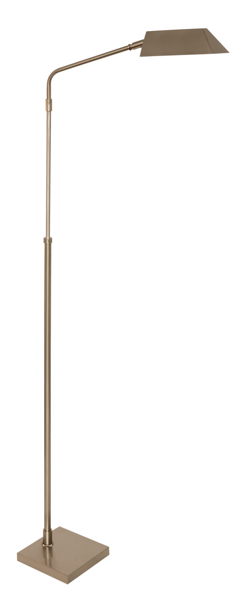 42-inch Newbury Satin Nickel Floor Lamp