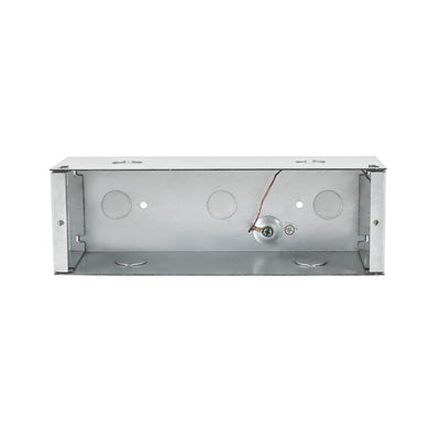 Newport 9.25-in Galvanized Steel Outdoor Wall Light Back Box