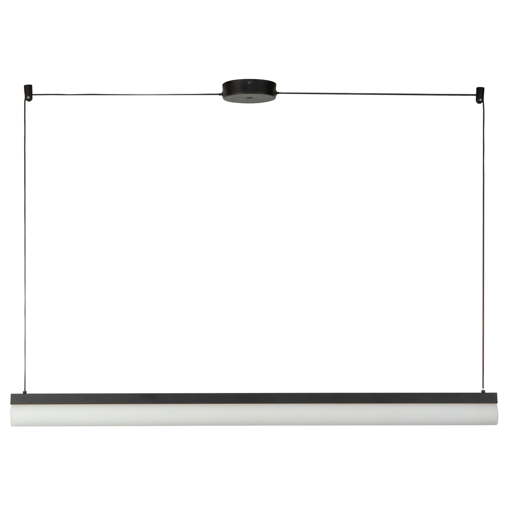 Nio 45-in Ribbed Diffuser 5CCT Linear Pendant