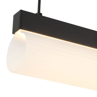 Nio 45-in Ribbed Diffuser 5CCT Linear Pendant