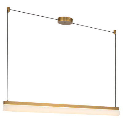 Nio 45-in Ribbed Diffuser 5CCT Linear Pendant