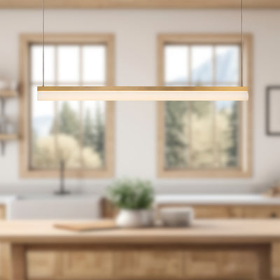 Nio 45-in Ribbed Diffuser 5CCT Linear Pendant