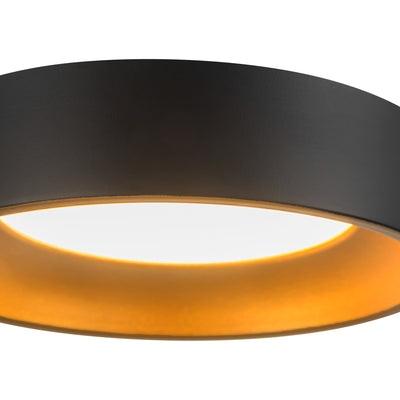 Nix 5-in Steel Flush Mount