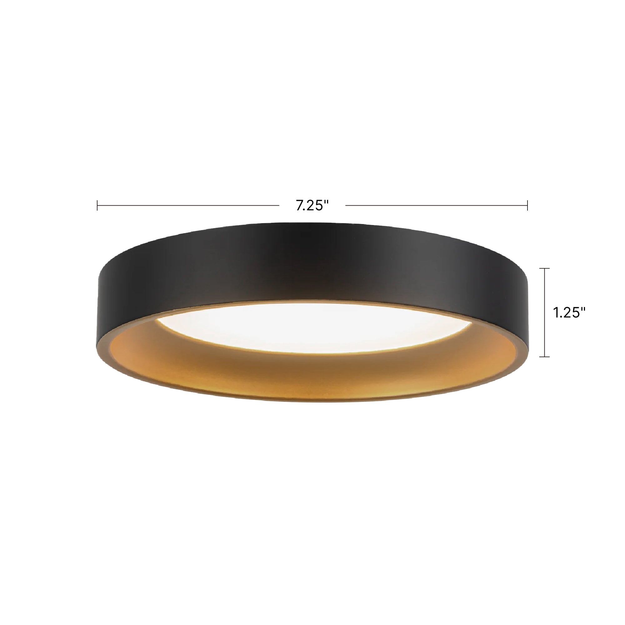Nix 7-in Steel Flush Mount