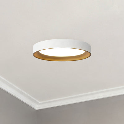 Nix 9-in Steel Flush Mount
