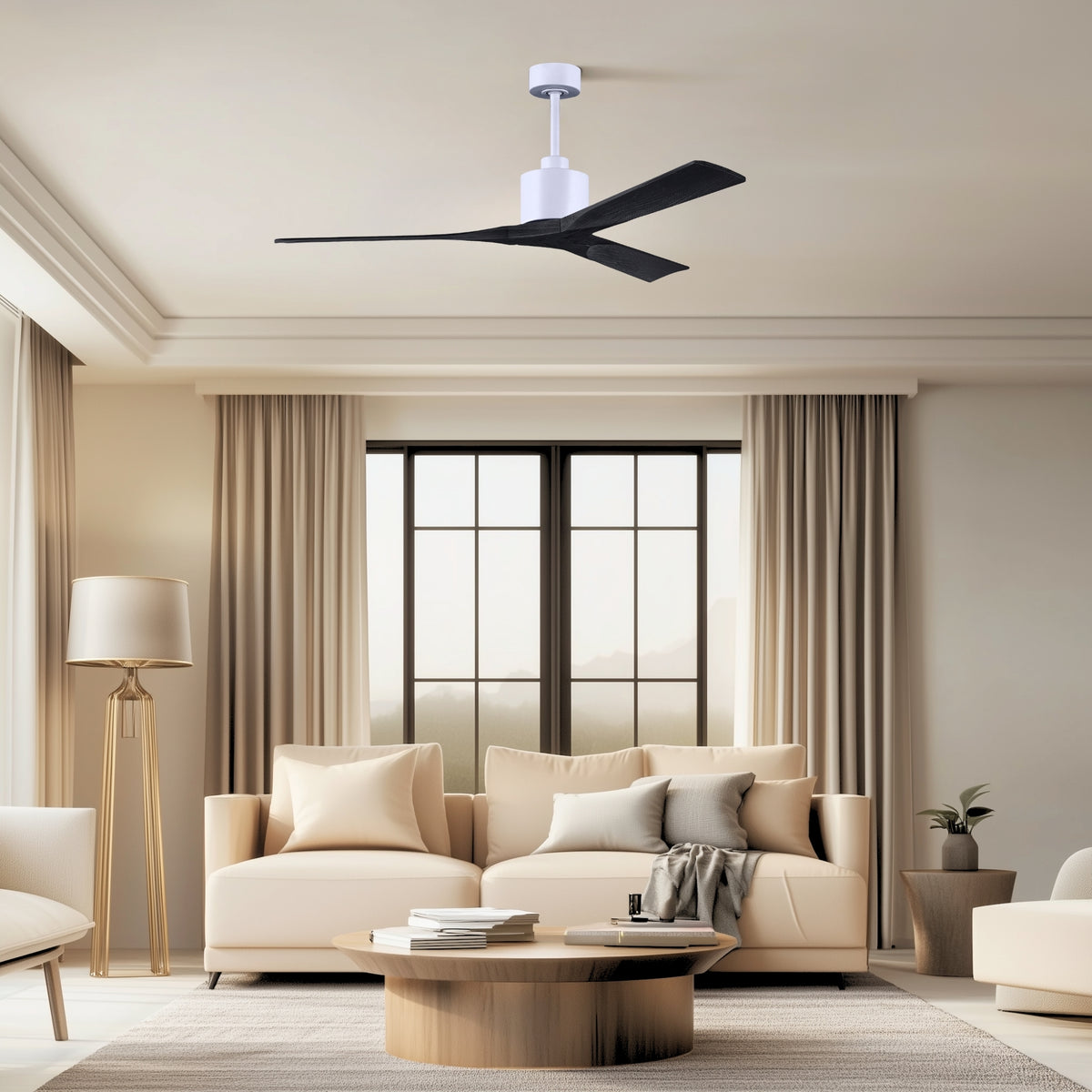 Nan 3-Blade Ceiling Fan Without Light Kit