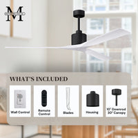 72-Inch Nan 3-Blade Ceiling Fan Without light kit
