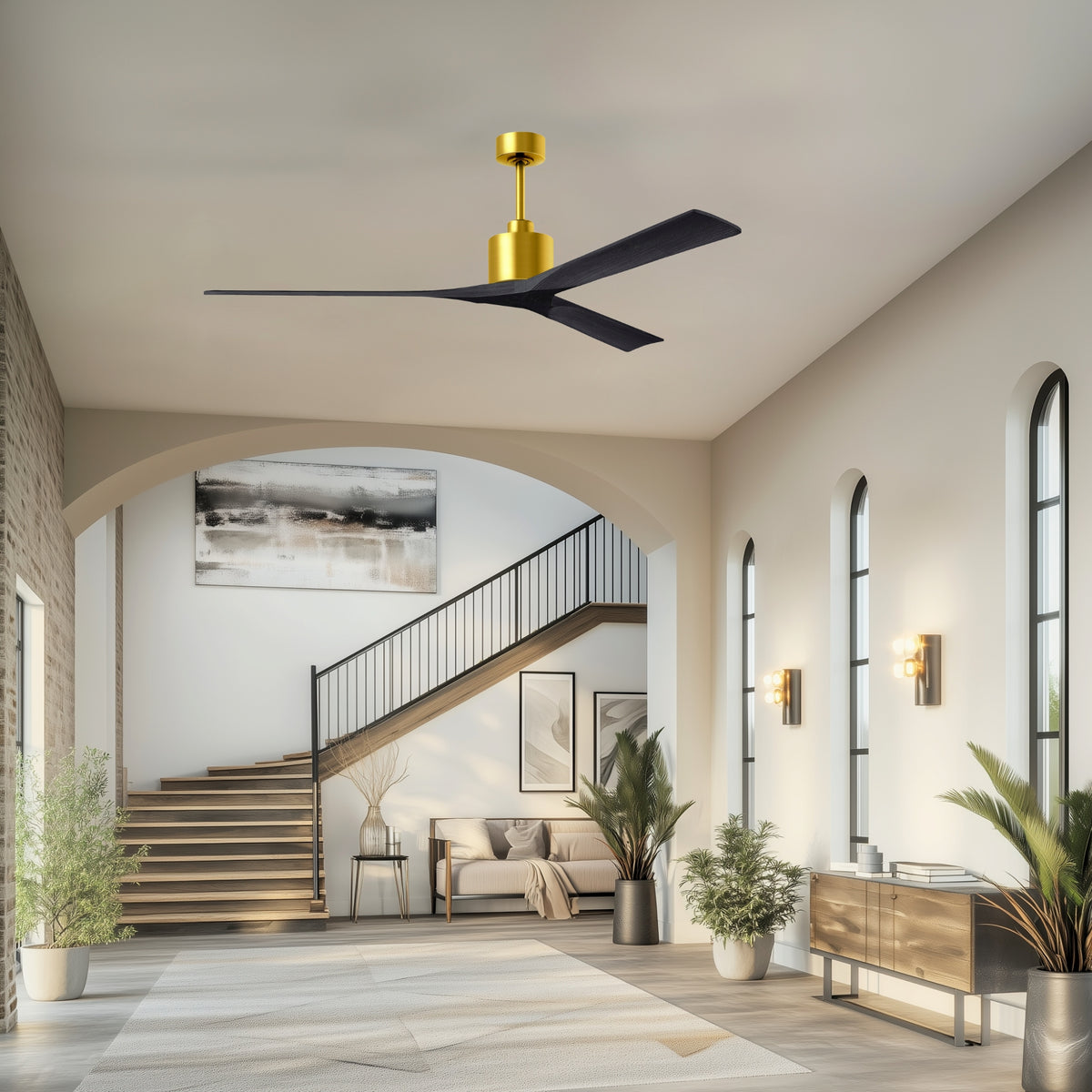 72-Inch Nan 3-Blade Ceiling Fan Without light kit