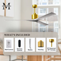 72-Inch Nan 3-Blade Ceiling Fan Without light kit