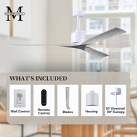 72-Inch Nan 3-Blade Ceiling Fan Without light kit
