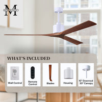 72-Inch Nan 3-Blade Ceiling Fan Without light kit