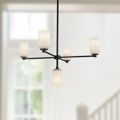 Nola 31-in Steel Chandelier