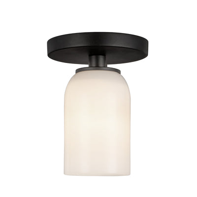 Nola 4-in Steel Semi-Flush Mount