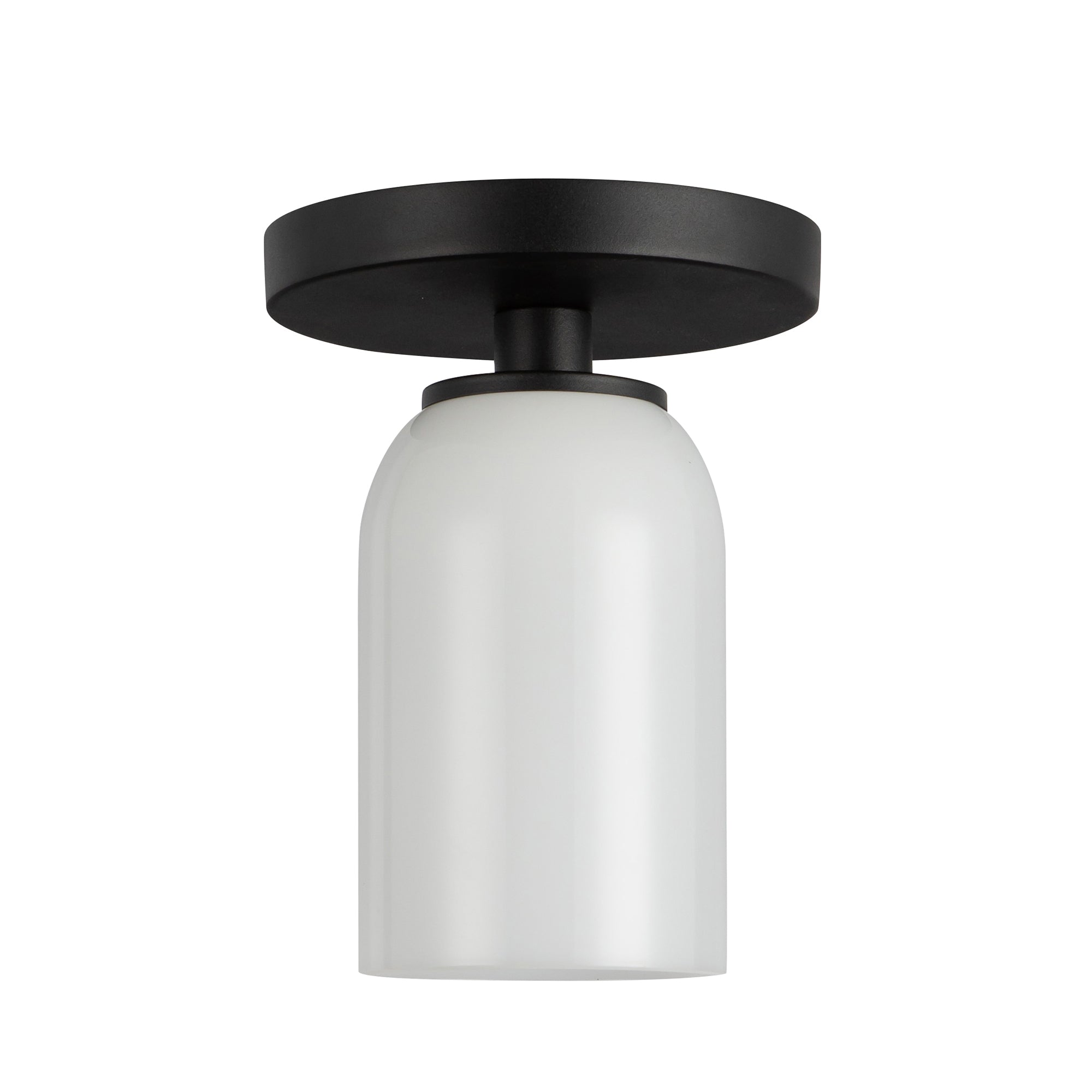 Nola 4-in Steel Semi-Flush Mount