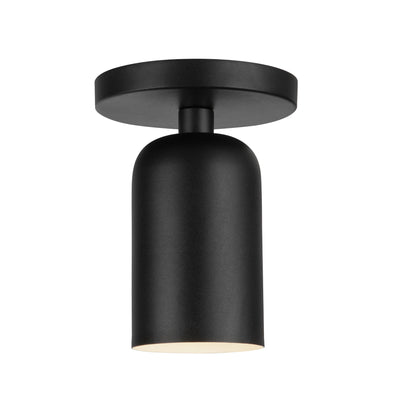 Nola 4-in Steel Semi-Flush Mount