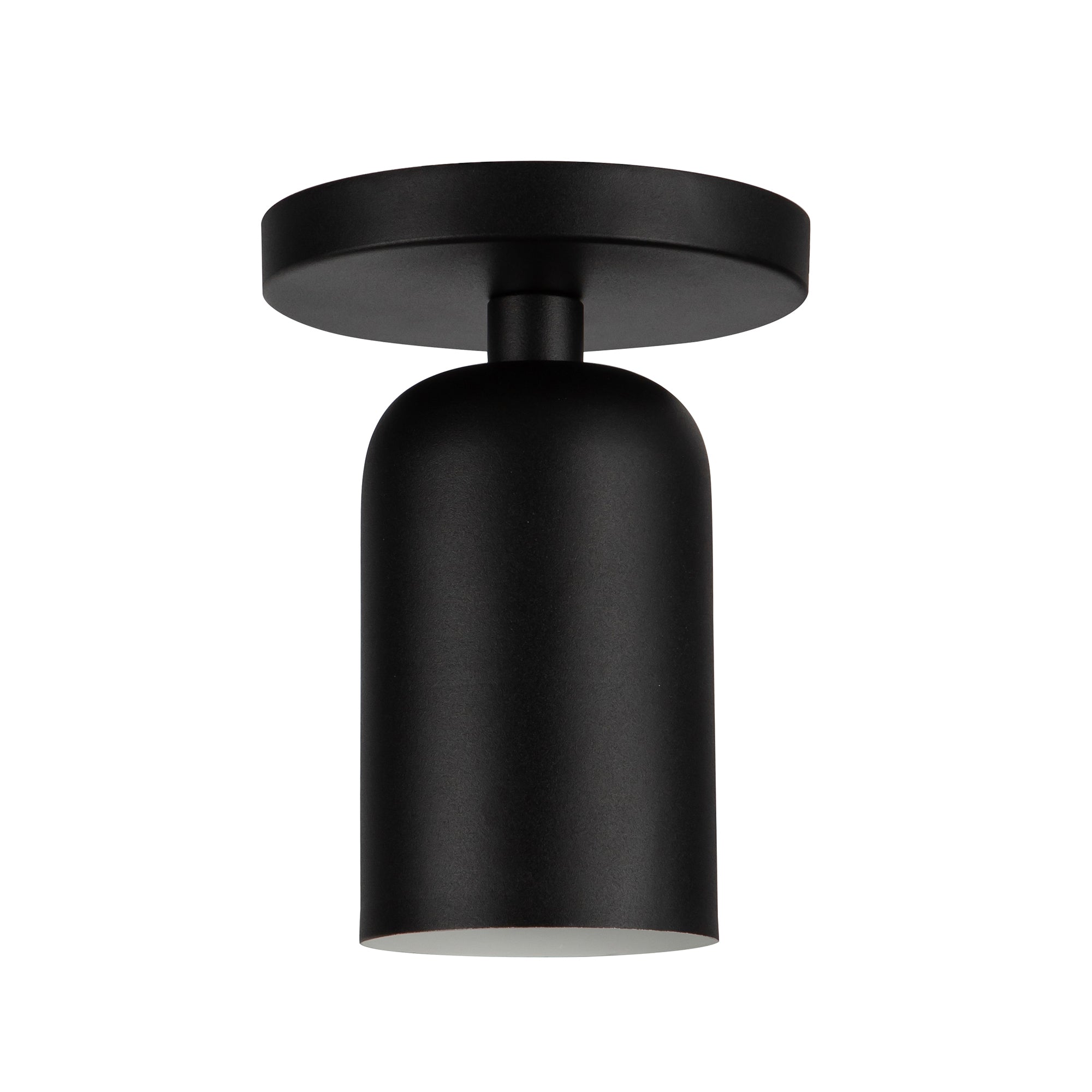 Nola 4-in Steel Semi-Flush Mount