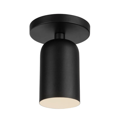 Nola 4-in Steel Semi-Flush Mount