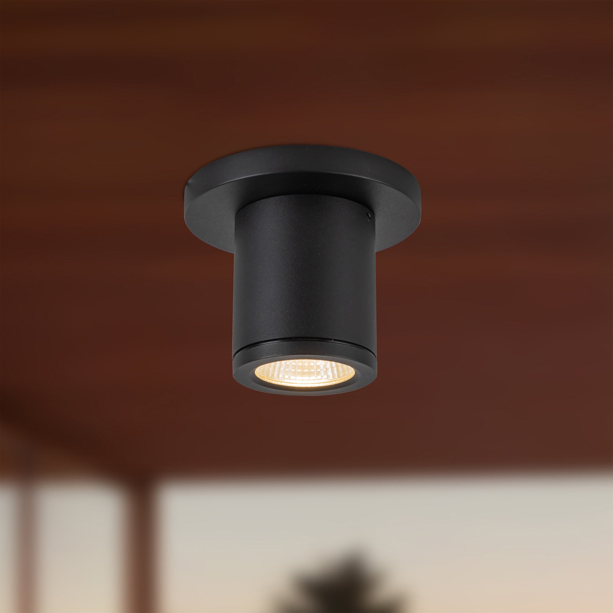 Nordic 3-in (2-in Dia.) Aluminum Outdoor Flush Mount