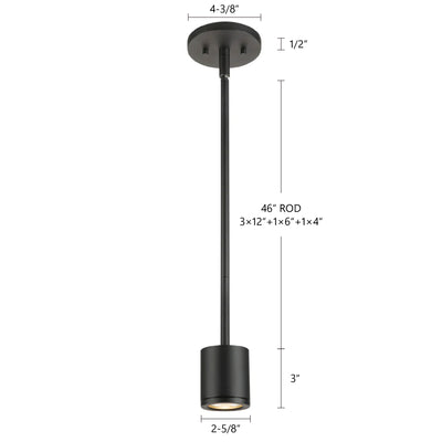 Nordic 3-in (2-in Dia.) Aluminum Outdoor Pendant