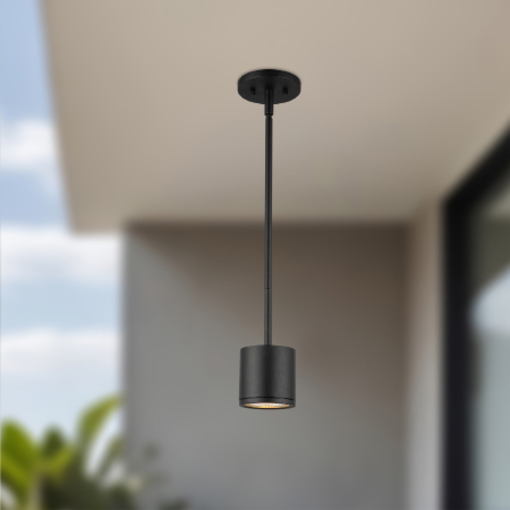 Nordic 3-in Wet-Rated Outdoor Cylinder Pendant (3-in Dia.)