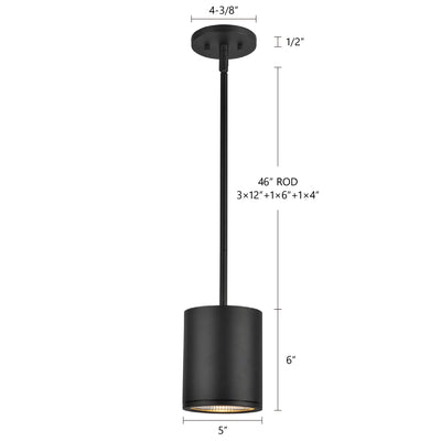 Nordic 6-in (5-in Dia.) Aluminum Outdoor Pendant