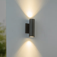 Nordic 8-in (2-in Dia.) Aluminum Outdoor Wall Light