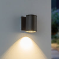 Nordic 5-in (3-in Dia.) Aluminum Outdoor Wall Light