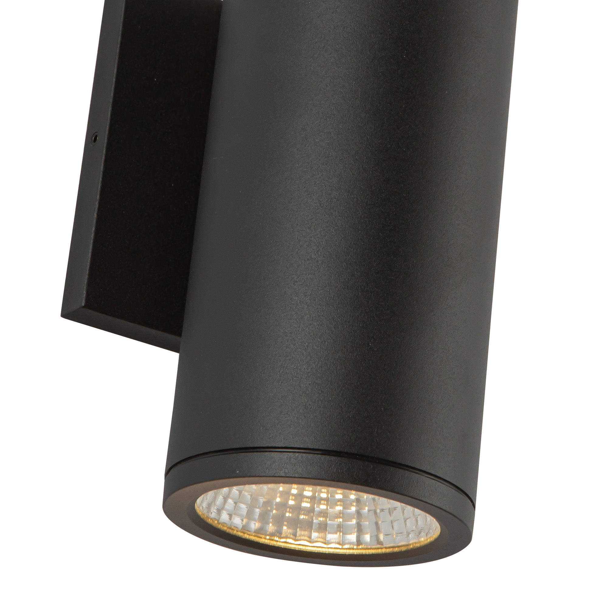 Nordic 7-in Black Outdoor Wall Light