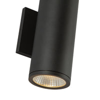 Nordic 10-in (3-in Dia.) Aluminum Outdoor Wall Light