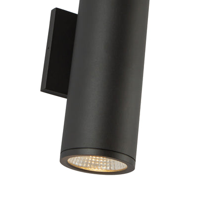 Nordic 12-in (3-in Dia.) Aluminum Outdoor Wall Light